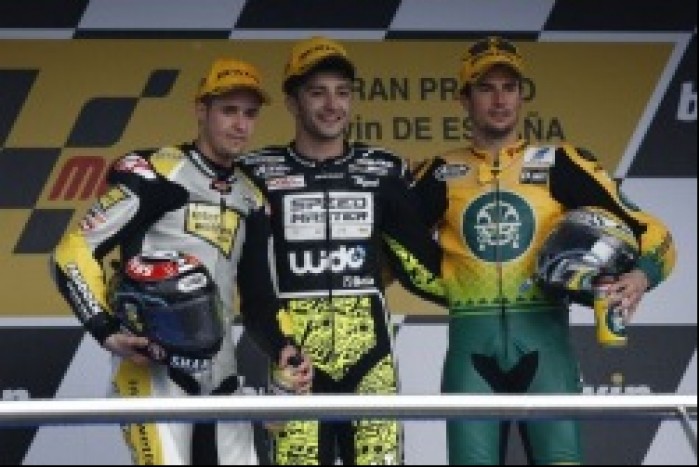 podium moto2 hiszpania 2011