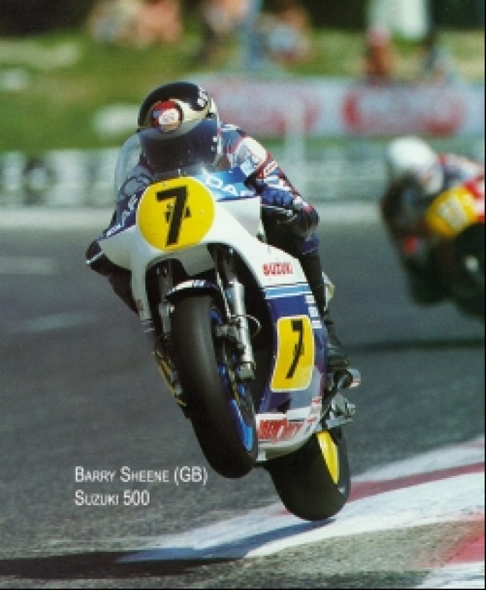 17) Barry Sheene (GB) czolowy kierowca Suzuki kl500 w IIp