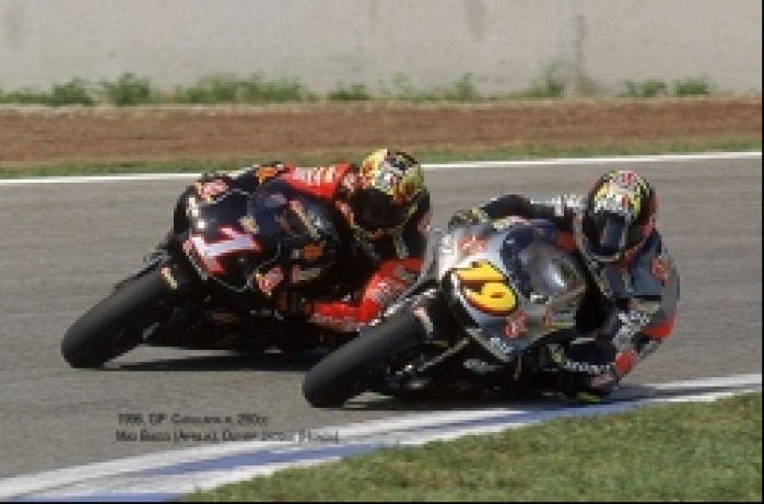 25) 1996 GP Katalonii Max Biaggi (mistrz swiata kl250cc 1