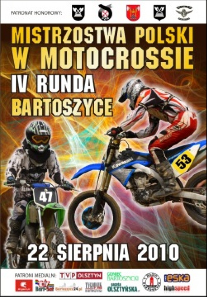 plakat motocross IV runda