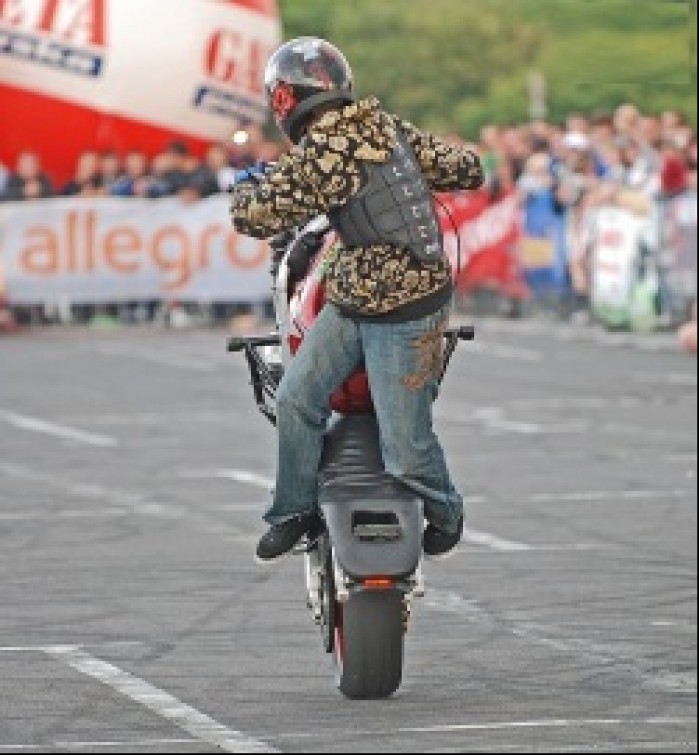 Rafal Pasierbek stunt gp w Bydgoszczy