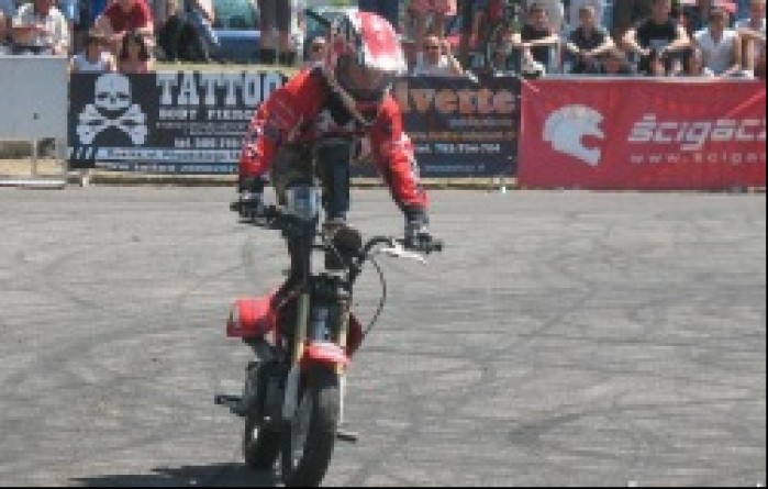 dziecko stunt Bojanowo Xtreme Days 2010