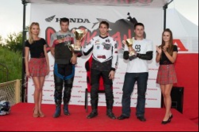 podium Honda Gymkhana Radom 2012