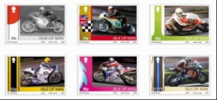 TT 2009 znaczki pocztowe Honda