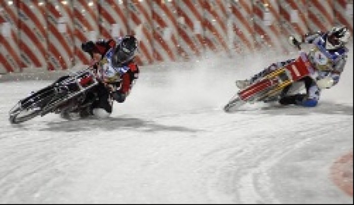 Ice Racing trening w Sanoku w pochyleniu