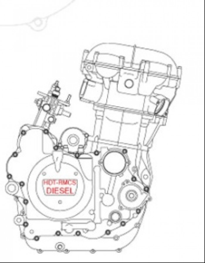 schemat silnika HDT JP8 Diesel