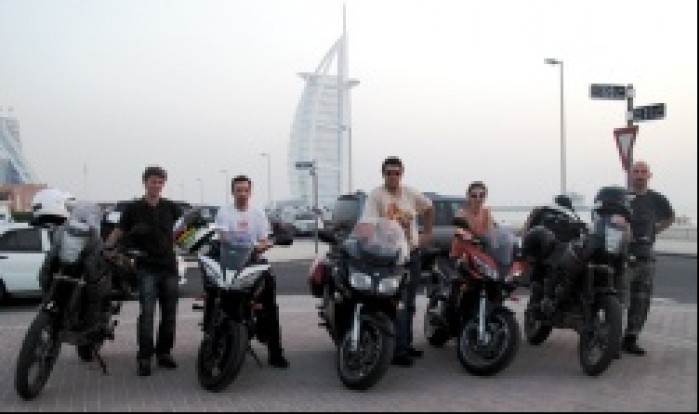 Dubaj spotkanie z Polakami na Yamahach
