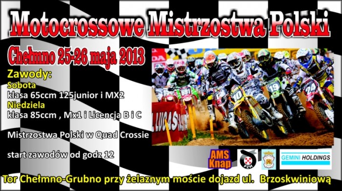 plakat Motocross Chelmno