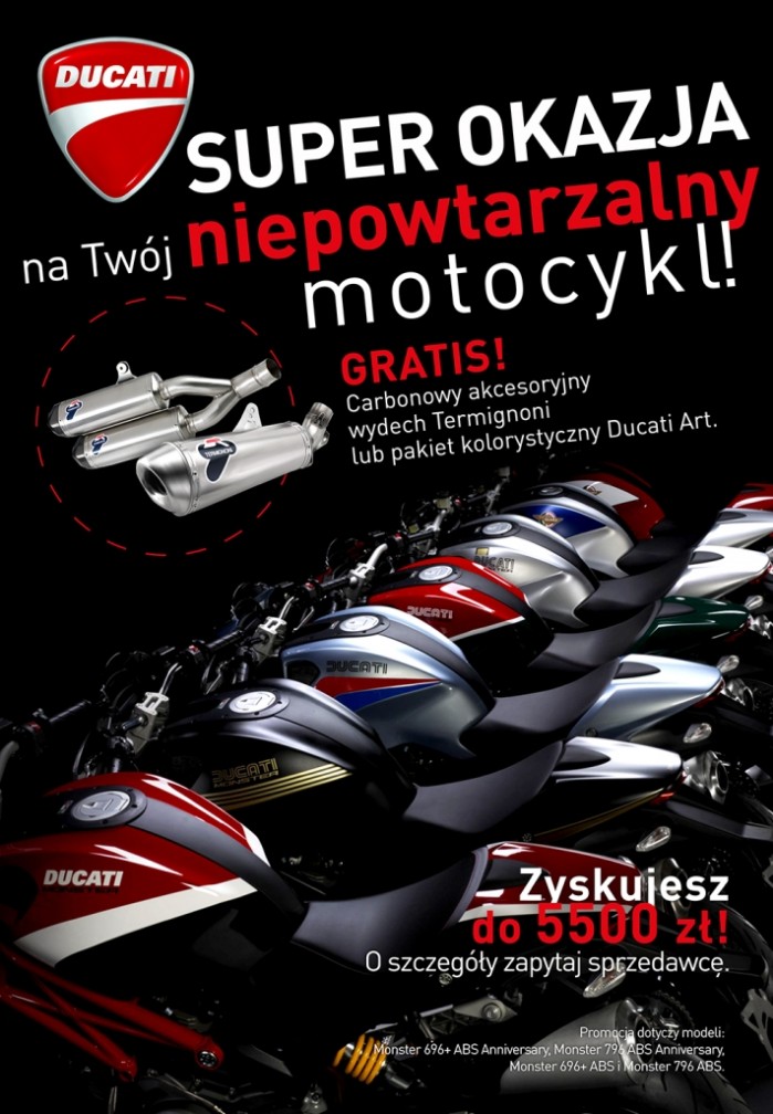 Ducati Monster promocja