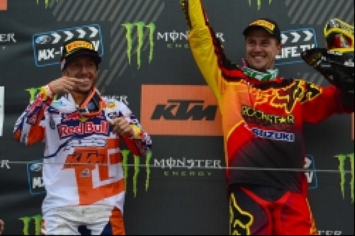 MX1 podium GP Belgii