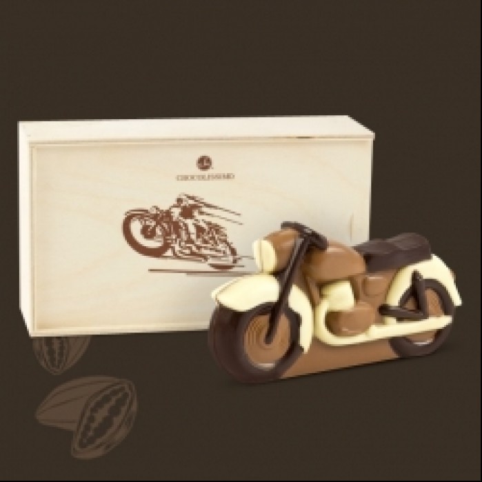 motocykl z czekolady