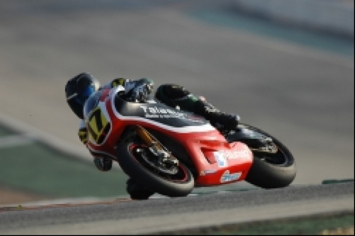 Adrian Pasek Moto2 Kartagena testy