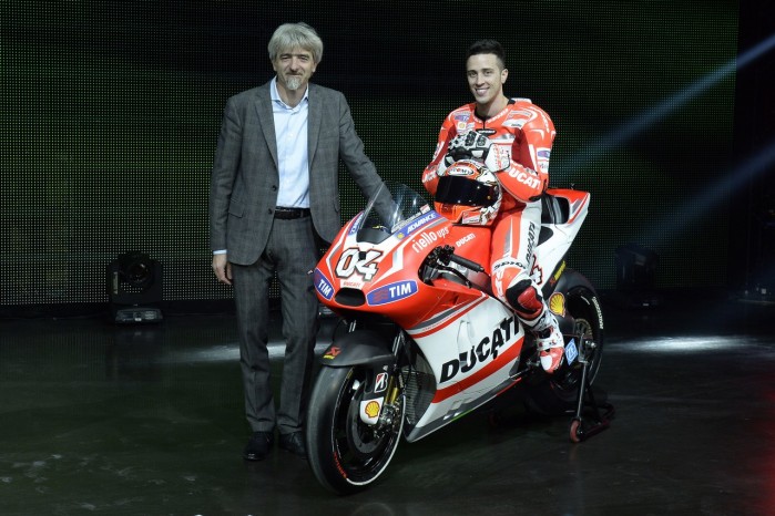 Dalligna Dovizioso MotoGP Prezentacja Ducati Team 2014