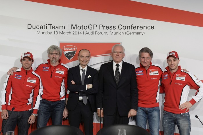 MotoGP Prezentacja Ducati Team 2014 zespol