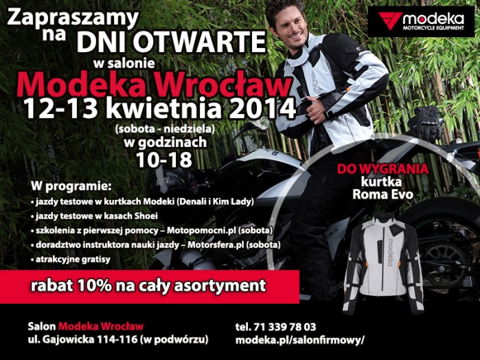 dni otwarte Modeka Wroclaw 2014