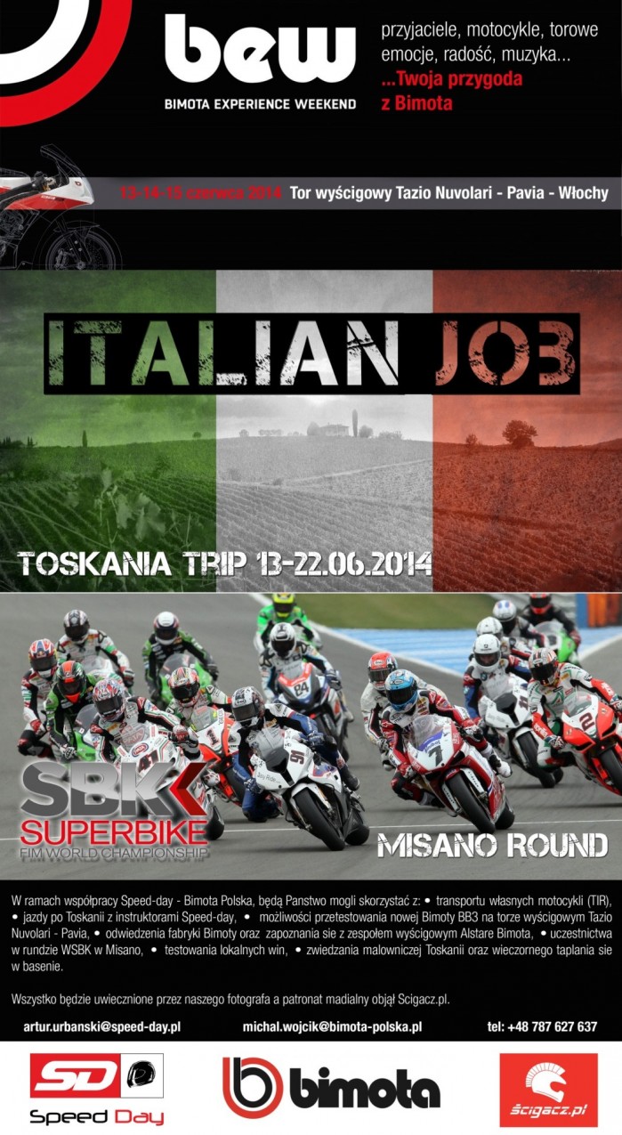 Italian Job 2014 plakat