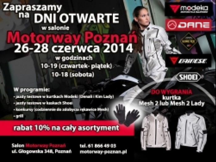 Motorway Poznan dni otwarte plakat
