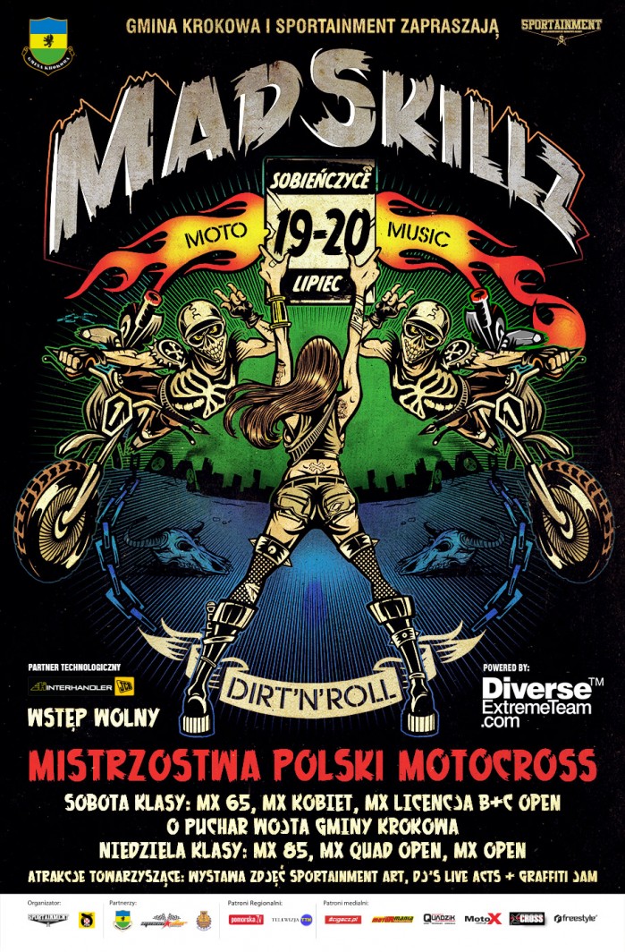 Plakat MP MOTOCROSS MAD SKILLZ 2014