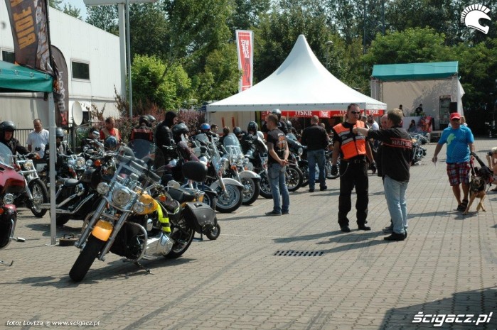 Parking Harley on Tour 2014 Liberator