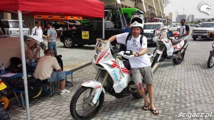 Michal Hernik odbior motocykla