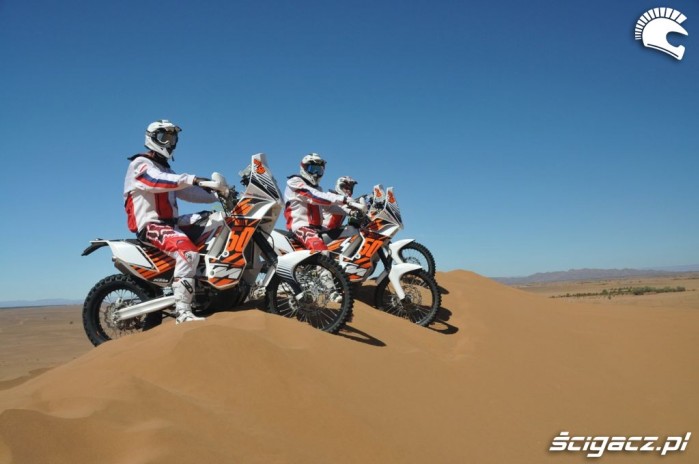 ekipa Nasz Dakar na wydmach w Maroko