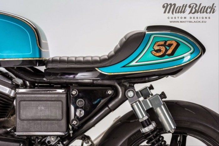 Harley Davidson Custom Matt Black Custom Designs
