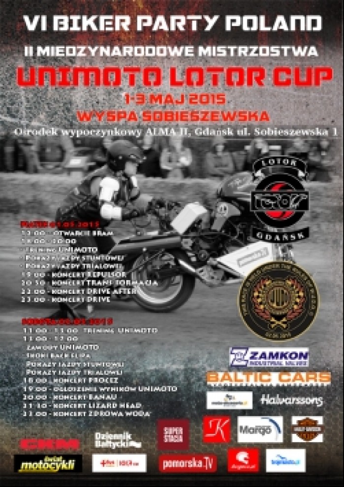 plakat Unimoto Lotor Cup 2015