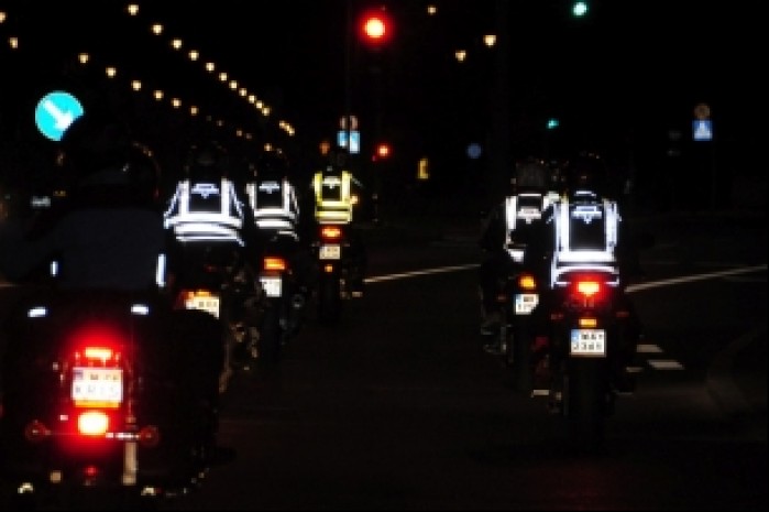 motocykle noca