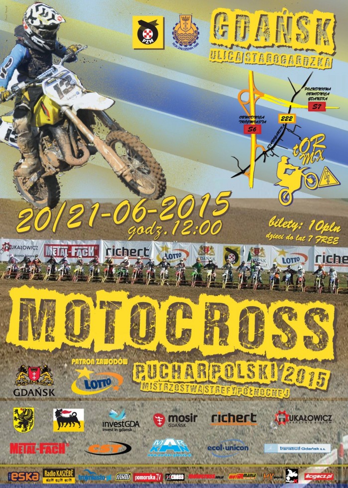 Puchar Polski w Motocrossie Gda sk 2015