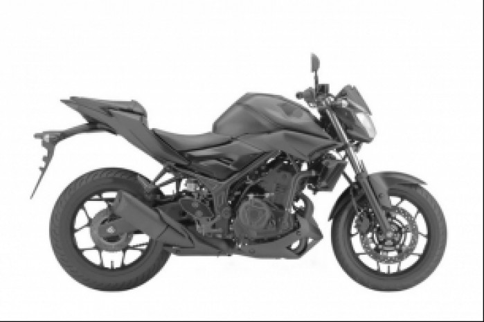 Yamaha mt 03 2016 prawy profil