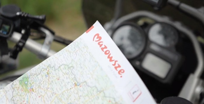 mapa Mazowsze Motocyklowa Polska 2015