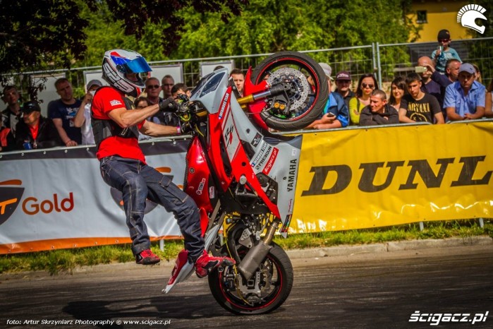 Toban na gumie Moto Show Bielawa Polish Stunt Cup 2015