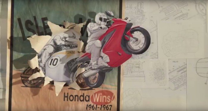 Honda Paper reklama