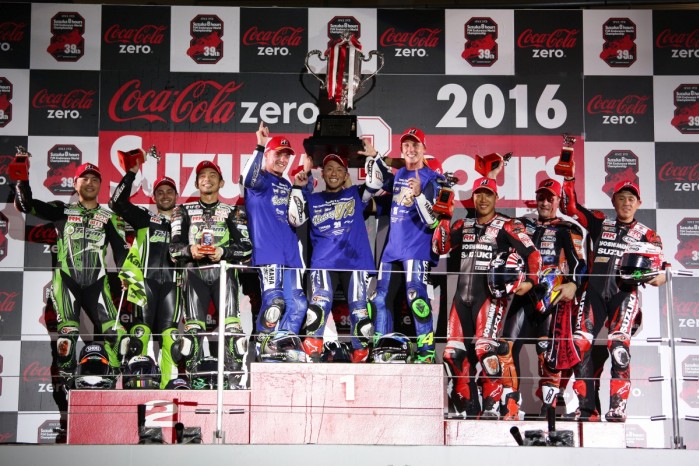 Coca Cola Zero Suzuka 8 Hours podium