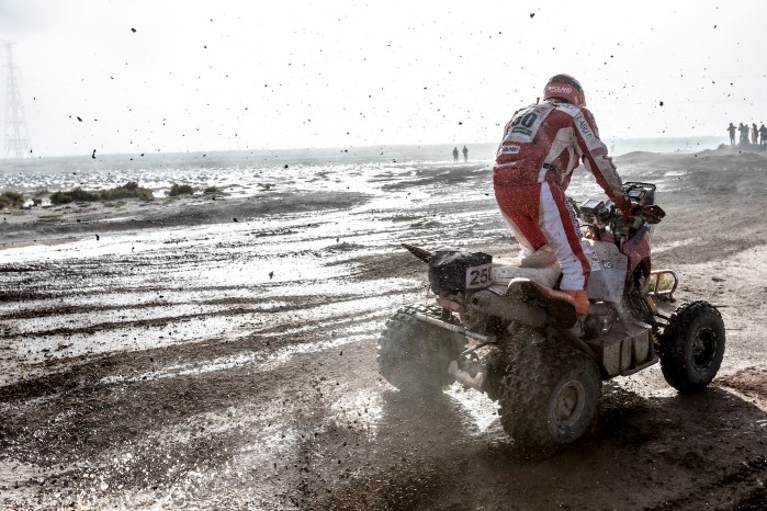 Rafal Sonik mokry Rajd Dakar 2017