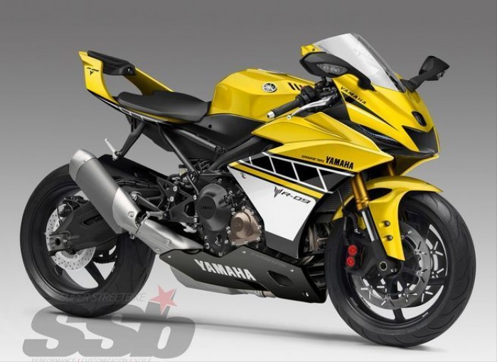 Yamaha R 09 concept yellow