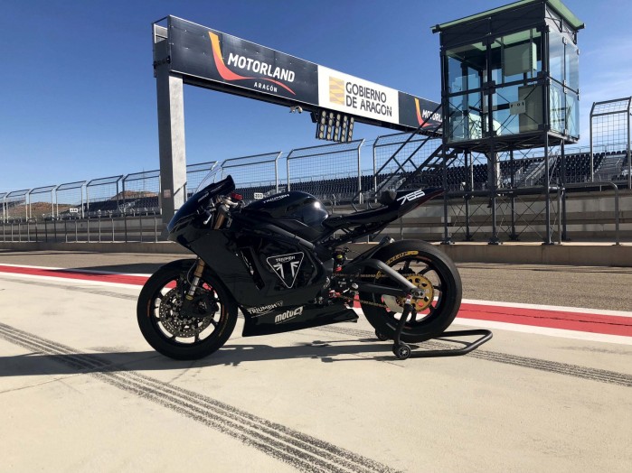 Moto2 Triumph testing 2019 07