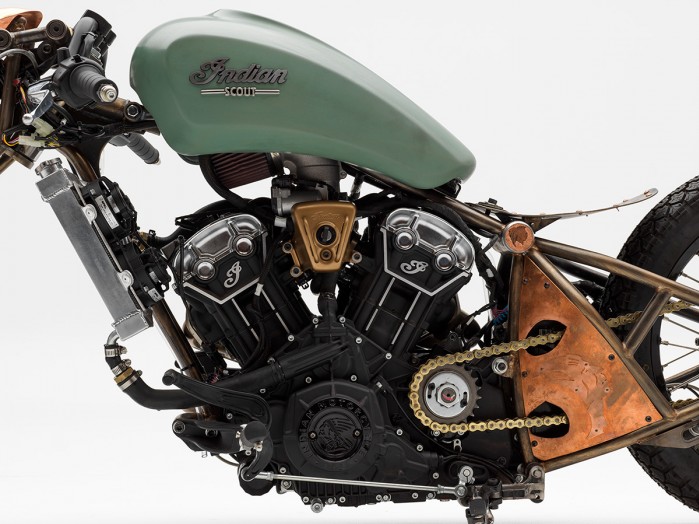 Indian Scout Bobber Alfredo Juarez The Wrench 1