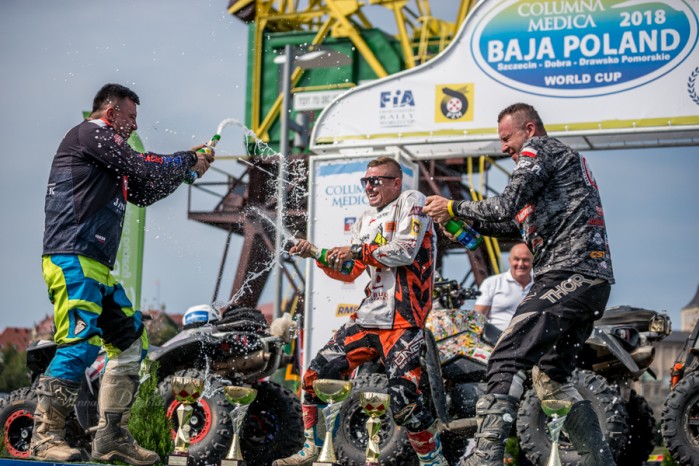 Baja Poland 2018 podium