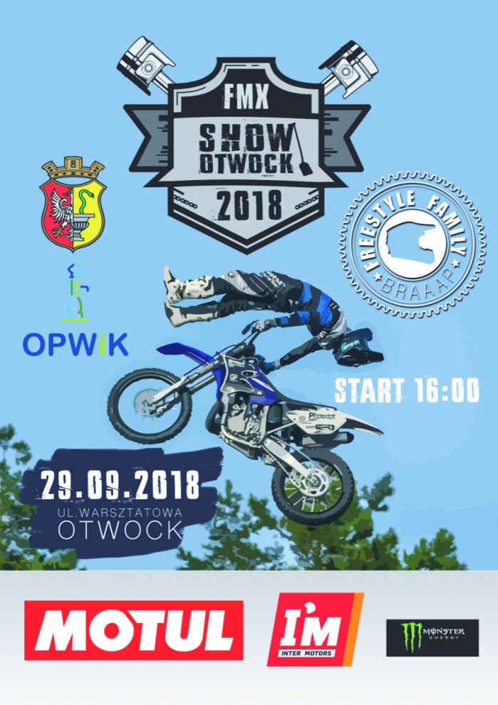 FMX Show Otwock 2018 plakat