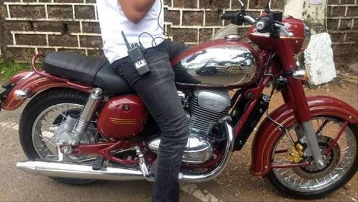 Jawa Motorcycle spied1