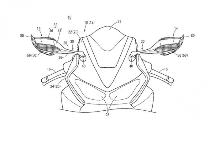 Honda Patent Rueckspiegel mit Spoiler fotoshowBig 865cb5e4 1553236