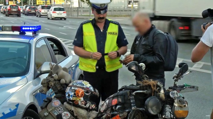 rat bike i policja