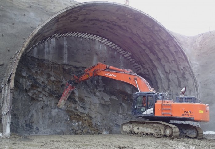 Budowa tunelu S7 2