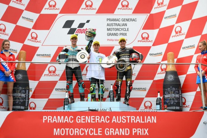 Moto3 Australia Phillip Island podium
