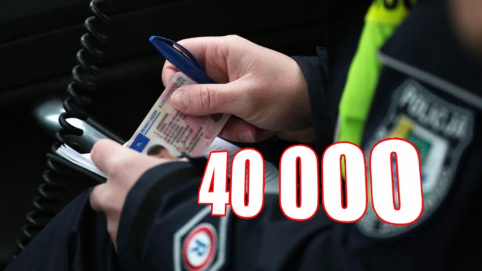 40 tys praw jazdy