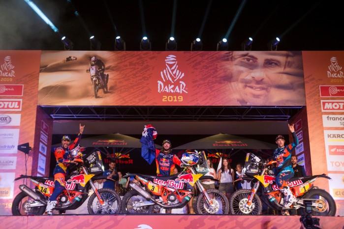 Dakar2019 podium
