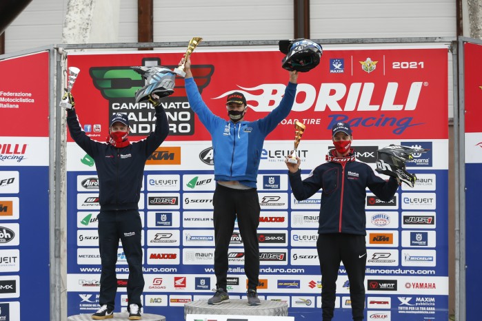 Mistrzostwa Wloch Enduro podium