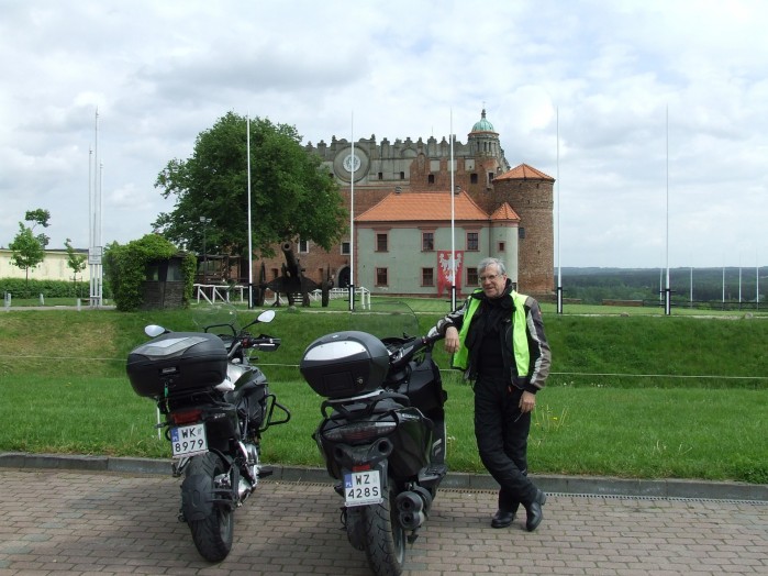 13 Droga powrotna naszej dwojki wiodla m in przez Golub Dobrzyn Widok na zamek