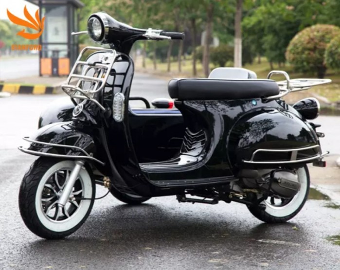 vespa electric scooter sidecar